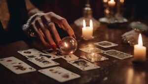 divinatory practice with cards